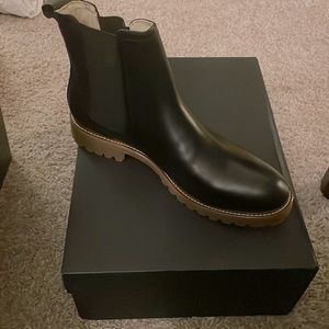 Banana republic mens dress boot black brand new